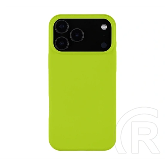 Tactical iPhone 18 Pro Max  magforce velvet smoothie szilikon telefonvédő (ütésállóság, matt, magsafe) világoszöld
