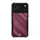 Tactical iPhone 18 Pro Max  quantum stealth szilikon védő (ütésálló, légpárnás sarok, kameravédő) fekete