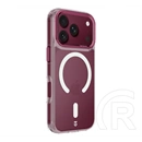 Tactical iPhone 18 Pro  magforce 2.0 szilikon telefonvédő (ütésállóság, magsafe) burgundy