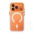 Tactical iPhone 18 Pro  magforce 2.0 szilikon telefonvédő (ütésállóság, magsafe) narancssárga