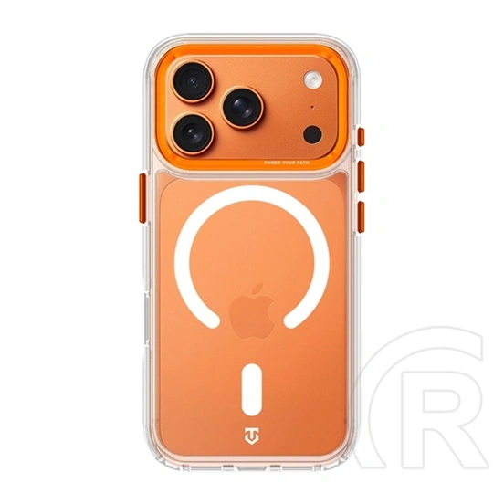 Tactical iPhone 18 Pro  magforce 2.0 szilikon telefonvédő (ütésállóság, magsafe) narancssárga