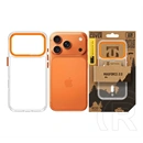 Tactical iPhone 18 Pro  magforce 2.0 szilikon telefonvédő (ütésállóság, magsafe) narancssárga