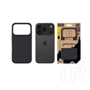 Tactical iPhone 18 Pro  magforce beaver szilikon védő (plüss belső, matt, magsafe, topográfiai minta) fekete