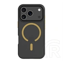 Tactical iPhone 18 Pro  magforce hyperstealth 2.0 védő (ütésálló, átlátszó matt hátlap, magsafe) fekete/citromsárga
