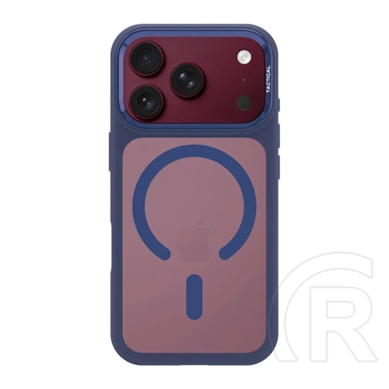 Tactical iPhone 18 Pro  magforce hyperstealth 3.0 szilikon védő (ütésálló, átlátszó matt hátlap, magsafe) sötétkék