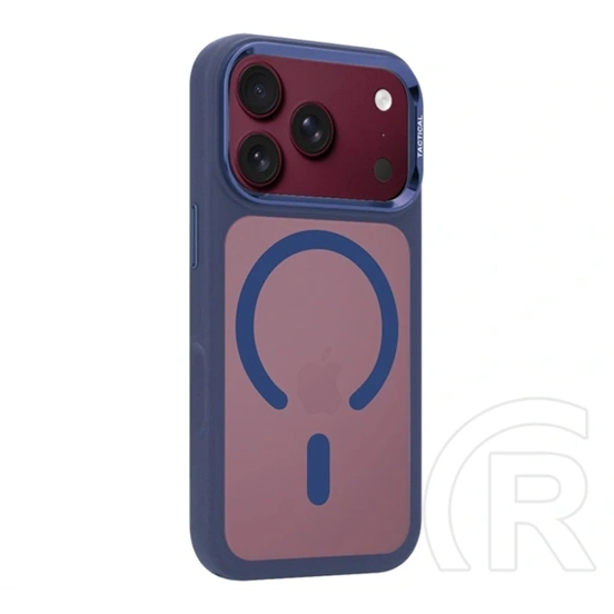 Tactical iPhone 18 Pro  magforce hyperstealth 3.0 szilikon védő (ütésálló, átlátszó matt hátlap, magsafe) sötétkék