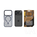 Tactical iPhone 18 Pro  magforce hyperstealth sika szilikon telefonvédő (ütésálló, magsafe, topográfiai minta) sötétkék