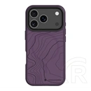 Tactical iPhone 18 Pro  magforce hyperstealth sika szilikon telefonvédő (ütésállóság, magsafe, topográfiai minta) lila