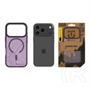 Tactical iPhone 18 Pro  magforce hyperstealth sika szilikon telefonvédő (ütésállóság, magsafe, topográfiai minta) lila