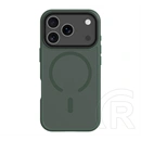 Tactical iPhone 18 Pro  magforce hyperstealth szilikon telefonvédő (ütésálló, átlátszó matt hátlap, magsafe) sötétzöld