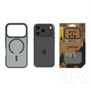Tactical iPhone 18 Pro  magforce hyperstealth szilikon telefonvédő (ütésálló, átlátszó matt hátlap, magsafe) sötétzöld