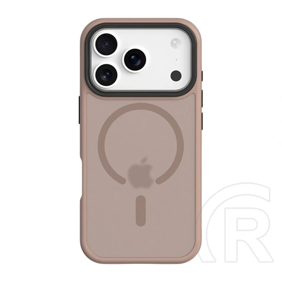 Tactical iPhone 18 Pro  magforce hyperstealth szilikon védő (ütésálló, átlátszó matt hátlap, magsafe) világosbarna