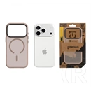 Tactical iPhone 18 Pro  magforce hyperstealth szilikon védő (ütésálló, átlátszó matt hátlap, magsafe) világosbarna