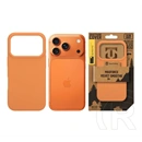 Tactical iPhone 18 Pro  magforce velvet smoothie szilikon telefonvédő (ütésállóság, matt, magsafe) narancssárga