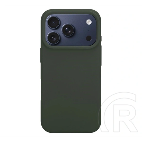 Tactical iPhone 18 Pro  magforce velvet smoothie szilikon telefonvédő (ütésállóság, matt, magsafe) sötétszürke