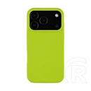 Tactical iPhone 18 Pro  magforce velvet smoothie szilikon telefonvédő (ütésállóság, matt, magsafe) világoszöld