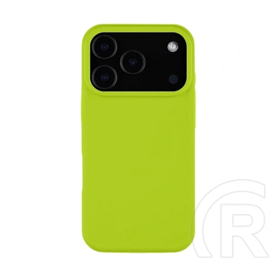 Tactical iPhone 18 Pro  magforce velvet smoothie szilikon telefonvédő (ütésállóság, matt, magsafe) világoszöld