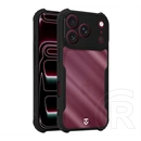 Tactical iPhone 18 Pro  quantum stealth szilikon védő (ütésálló, légpárnás sarok, átlátszó hátlap, kameravédő) fekete