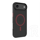 Tactical iPhone Air magforce hyperstealth 2.0 szilikon védő (ütésálló, átlátszó matt hátlap, magsafe) fekete/piros