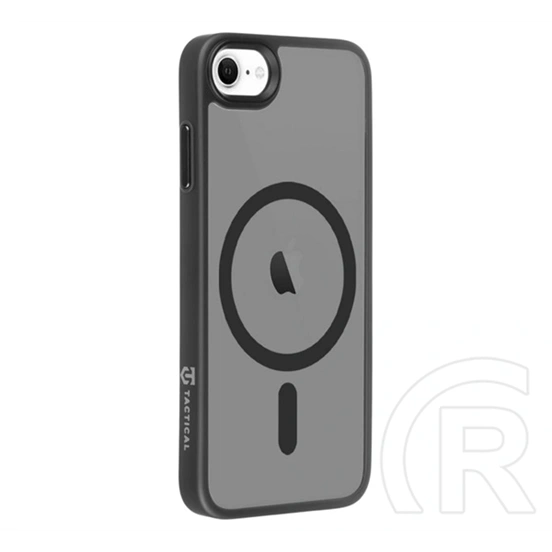 Tactical iPhone SE 2 (2020)  magforce hyperstealth szilikon telefonvédő (ütésálló, átlátszó matt hátlap, magsafe) fekete