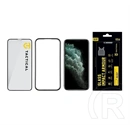 Tactical iPhone XS 5.8  impact armour glass képernyővédő üveg (3d, karcálló, antibakteriális + segédkeret) átlátszó