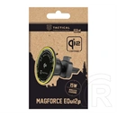 Tactical magforce equi2p autós tartó (szellőzőre, 360°, mágneses, 15w, led jelzés, wireless, qi2) fekete