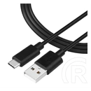 Tactical smooth thread adatkábel (usb - type-c, 60w, gyorstöltő, 100cm) fekete