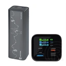 Tactical squad head quarters vésztöltő usb+2 type-c aljzat (27000mah, 65w, gyorstöltő, led kijelző) sötétszürke