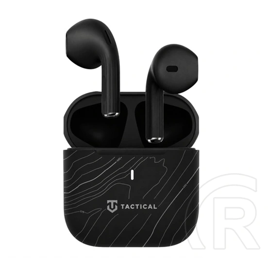 Tactical strikepods bug 2.0 bluetooth fülhallgató sztereo (v5.3, tws, mikrofon, zajszűrő, ipx7 + töltőtok) fekete