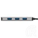 Targus ACH226EU USB-C hub (4xUSB-A 3.0, 5Gbps, ezüst)