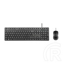 Targus AKM622UK billentyűzet és egér (UK, fekete)