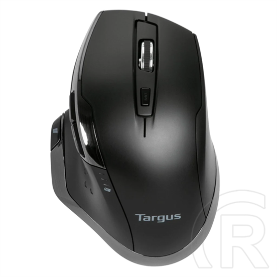 Targus Antimikrobiális Ergo AMW584GL vezeték nélküli egér (fekete, 2,4GHz, 7 gomb, AES titkosítás)