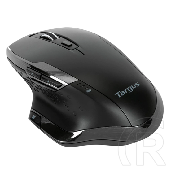 Targus Antimikrobiális Ergo AMW584GL vezeték nélküli egér (fekete, 2,4GHz, 7 gomb, AES titkosítás)