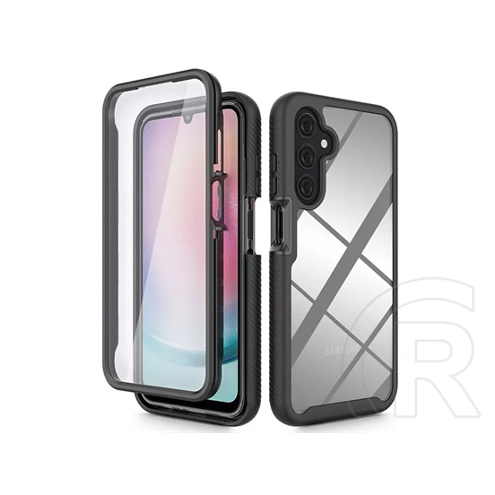 Tech-Protect Defense 360 ütésálló tok (Samsung SM-A256 Galaxy A25 5G, fekete)
