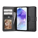 Tech-Protect Wallet Flip oldalra nyíló tok (Samsung SM-A556 Galaxy A55, fekete)