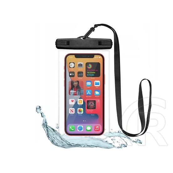 Tech-Protect vízálló védőtok (6,9", fekete/átlátszó) - ECO
