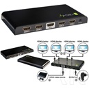 Techly IDATA HDMI-4K4 HDMI elosztó (1 bemenet, 4 kimenet, 4K Ultra HD, 30m, fekete)
