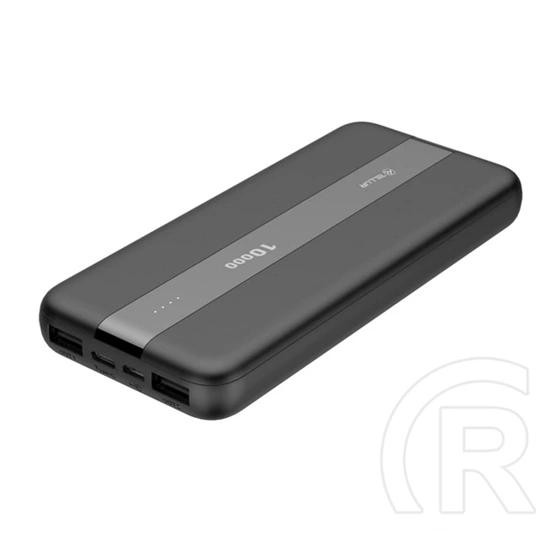 Tellur pbc103 vésztöltő 2 usb+type-c aljzat (10000mah, gyorstöltő, led jelzés) fekete