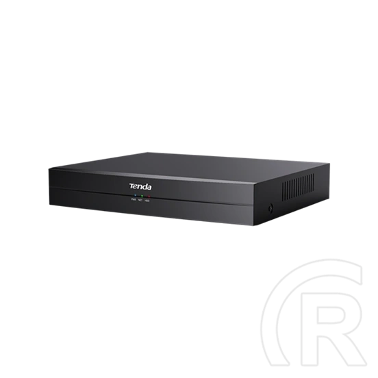 Tenda TN3104-4P NVR rögzítő (4 csatorna, H.265+, max. 8 MP, 4x RJ45 PoE (802.3at), 2x USB, 1x SATA (max. 10 TB))