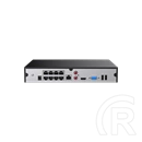 Tenda TN3108-8P NVR rögzítő (8 csatorna, H.265+, max. 8 MP, 8x RJ45 802.3at PoE, 2x USB, 1x SATA, max. 10 TB, beépített