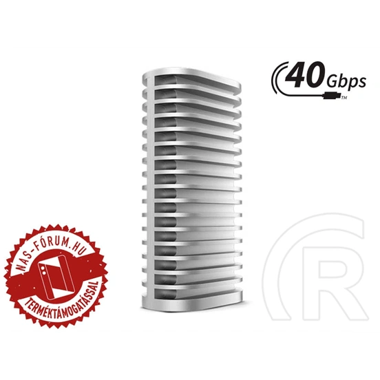 TerraMaster D1 SSD Plus külső ház (M.2, NVMe, USB-C, szürke)