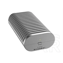TerraMaster D1 SSD Plus külső ház (M.2, NVMe, USB-C, szürke)