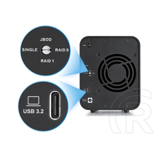 TerraMaster D5 Hybrid (2xHDD + 3xM.2 SSD)