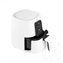 Tesla AirCook Q30 forró levegős sütő (3,8 l, 1300 W, érintőképernyő, 8 program, kivehető tartály, időzítő, fehér)