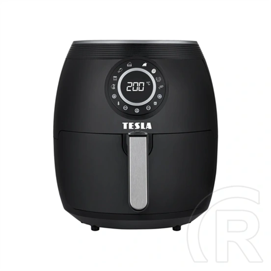 Tesla AirCook Q50 XL multifunkciós digitális forrólevegős sütő (3,8 l, 8 program, digitális érintőképernyő, Heat2Flow te