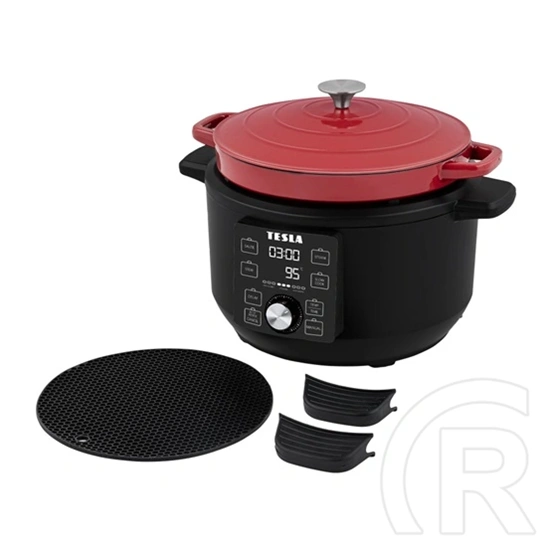 Tesla MultiCook MC600 Pro többfunkciós elektromos edény (5,6 l, 1500 W, mosogatógépben mosható, késleltetett indítás)
