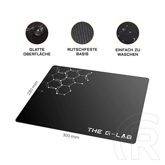 The G-Lab SELENIUM 4in1 combo (Billentyűzet+egér+fejhallgató+egérpad, HU, fekete)