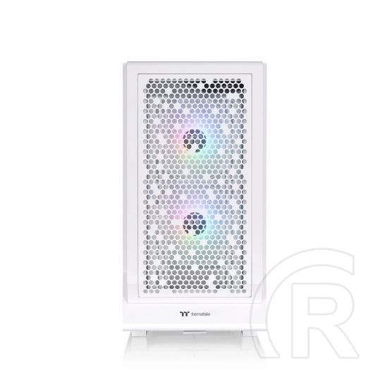 Thermaltake Ceres 330 TG ARGB Snow (táp nélküli, E-ATX, ablakos, Mid Tower, fehér)