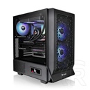 Thermaltake Ceres 330 TG ARGB (táp nélküli, E-ATX, ablakos, Mid Tower, fekete)