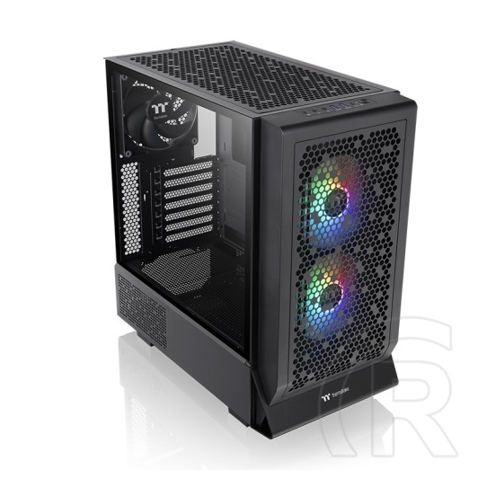 Thermaltake Ceres 330 TG ARGB (táp nélküli, E-ATX, ablakos, Mid Tower, fekete)